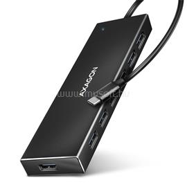 AXAGON HUE-F7C SuperSpeed USB-C FLAT CHARGING hub HUE-F7C small