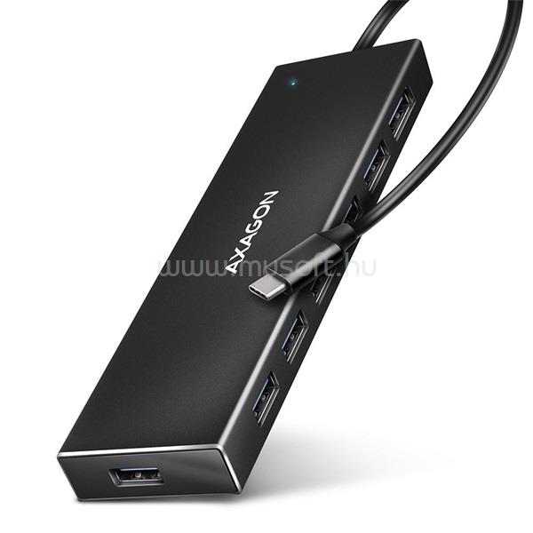 AXAGON HUE-F7C SuperSpeed USB-C FLAT CHARGING hub