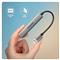 AXAGON HUE-STA ALU STRIP USB-A 4 port hub HUE-STA small