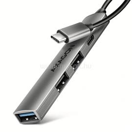 AXAGON HUE-STC ALU STRIP USB-C 4 port hub HUE-STC small