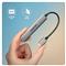 AXAGON HUE-STC ALU STRIP USB-C 4 port hub HUE-STC small