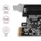 AXAGON PCEA-P1N 1 db párhuzamos portos 1 sávos PCI-Express kártya PCEA-P1N small