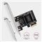 AXAGON PCEE-G50 PCIe Adapter 5 Gigabit Ethernet Realtek PXE w. SP & LP PCEE-G50 small