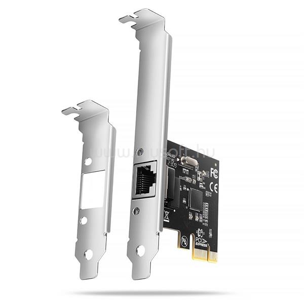 AXAGON PCEE-GRL Gigabit Ethernet PCI-Express hálózati kártya