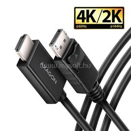 AXAGON RVD-HI20C2 1,8m 4K/60Hz DisplayPort - HDMI 2.0 kábel RVD-HI20C2 small