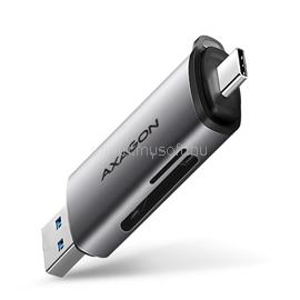 AXAGON USB-C + USB-A külső kártyaolvasó (szürke) CRAX082 small