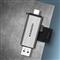 AXAGON USB-C + USB-A külső kártyaolvasó (szürke) CRAX082 small
