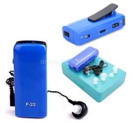 AXON hallókészülék fül mögötti vezeték, AA elem nélkül, VILÁGOSKÉK F-22 small