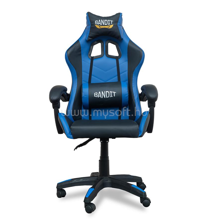BANDIT Blue Thunder gamer szék (fekete/kék)