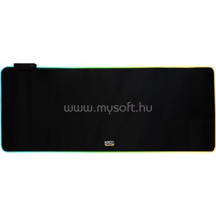 BANDIT PURE RGB XL gaming egérpad fekete