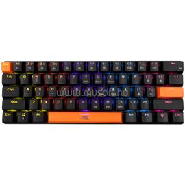 BARACUDA BGK-03111B/R-US DOLPHIN-B - Mechanikus gamer billentyűzet piros kapcsolóval - Fekete - US BGK-03111B/R-US small