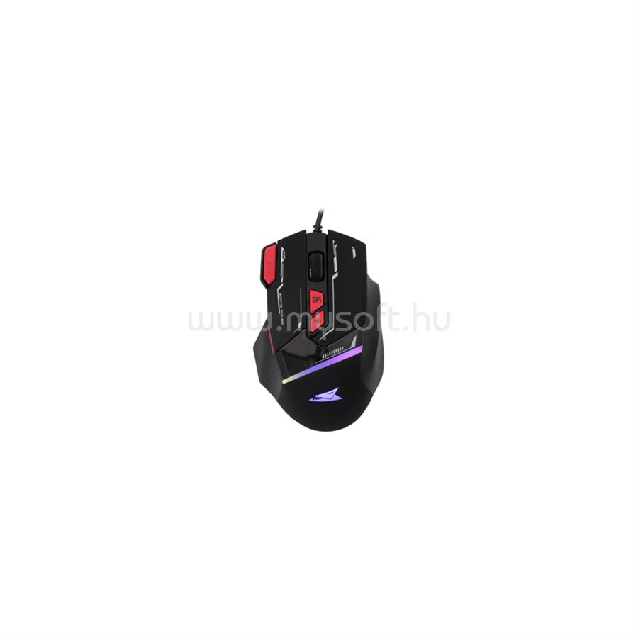BARACUDA W029907 MANTA-B, BGM-041B gamer vezetékes egér (fekete)