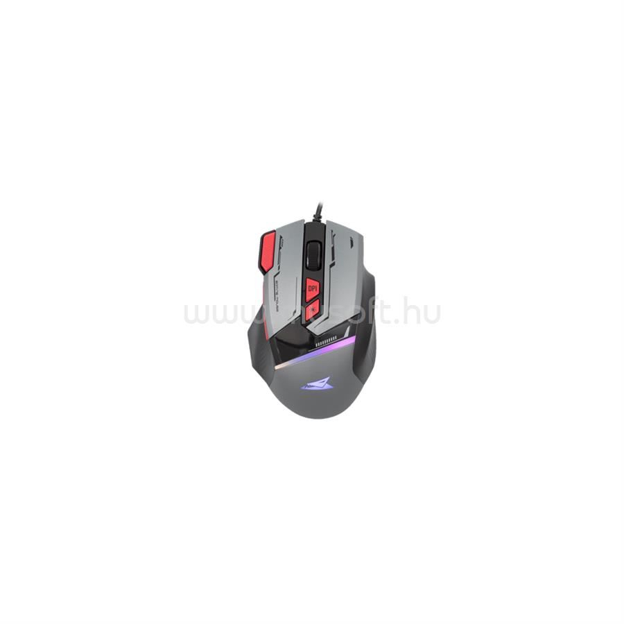 BARACUDA W029908 MANTA-G, BGM-047G gamer vezetékes egér (szürke)