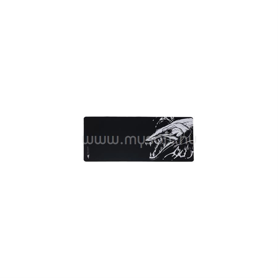 BARACUDA W029914 REVENGE, BGMP-31 fekete gamer szövet egérpad 750x350mm