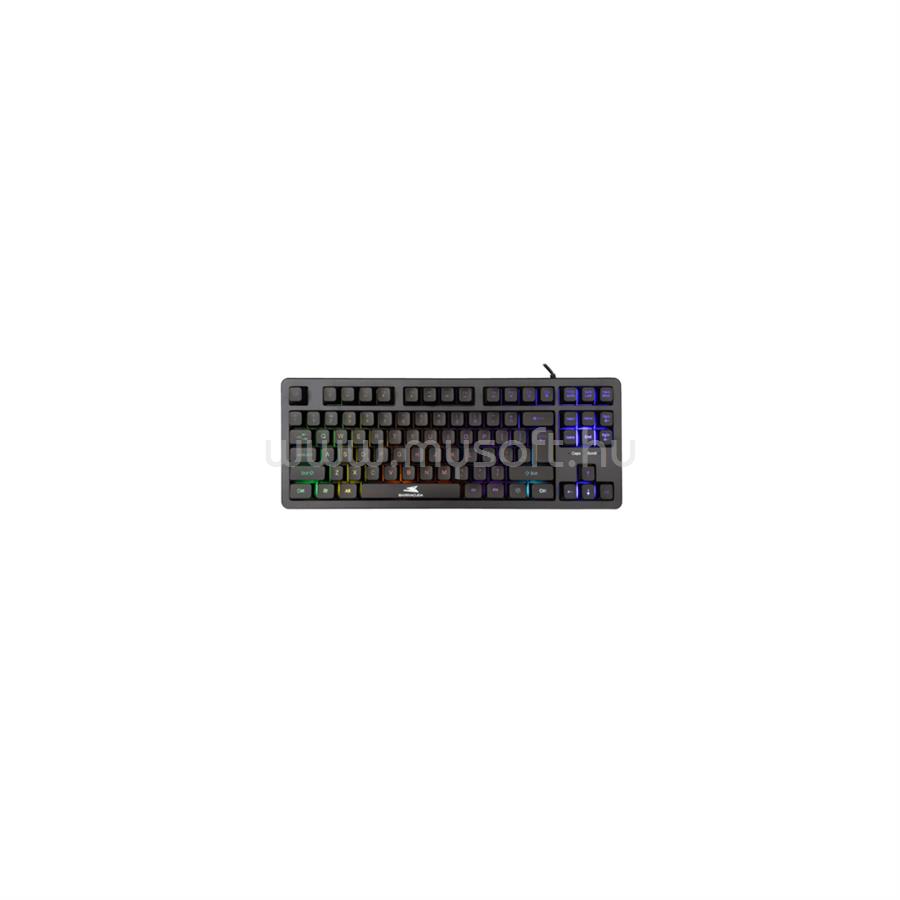 BARACUDA W029918 KRILL-B, BGK-001114B gamer vezetékes billentyűzet angol lokalizáció (fekete)