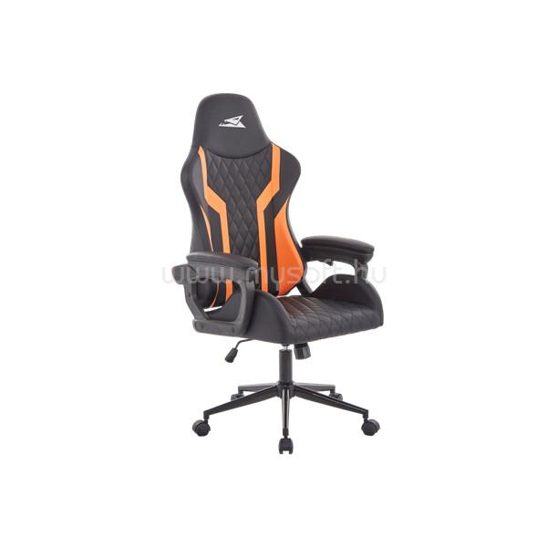 BARACUDA WHALE Gamer szék, max.150 Kg,(fekete/narancs)