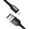 BASEUS töltőkábel 3in1 USB - Type-C/lightning/microUSB, 120cm, FEKETE CAMLT-BSY01 small