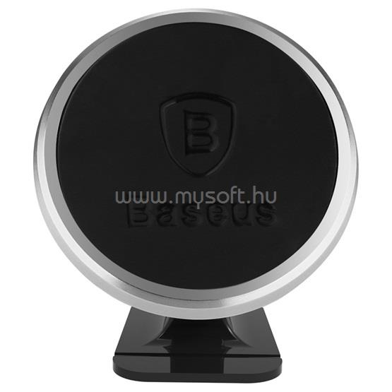 BASEUS autós tartó műszerfalra, 360°, EZÜST