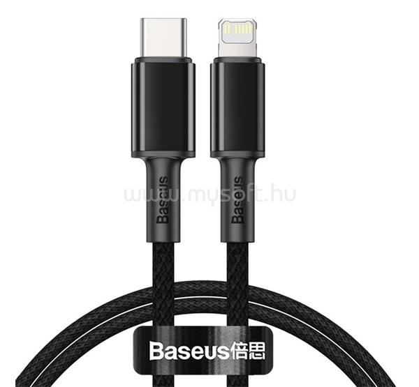 BASEUS iPhone 14 Plus / 14 Pro Max / 14 Pro BASEUS adatkábel Type-C - lightning, 100cm, EZÜST/FEKETE