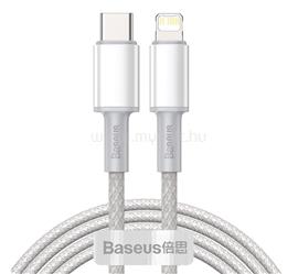 BASEUS iPhone 14 Plus / 14 Pro Max / 14 Pro BASEUS adatkábel Type-C - lightning, 200cm, FEHÉR CATLGD-A02 small