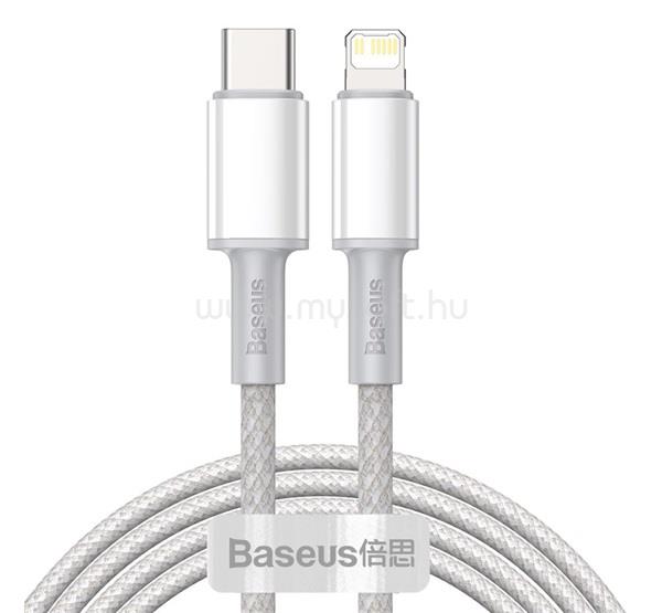 BASEUS iPhone 14 Plus / 14 Pro Max / 14 Pro BASEUS adatkábel Type-C - lightning, 200cm, FEHÉR