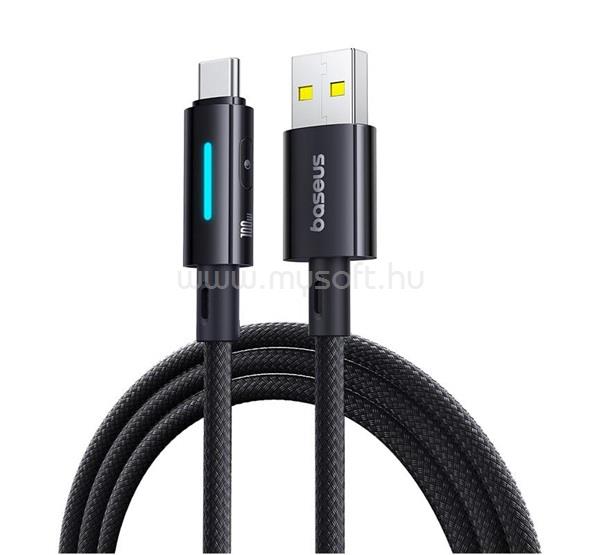 BASEUS BASEUS adatkábel USB - Type-C, 100cm, FEKETE
