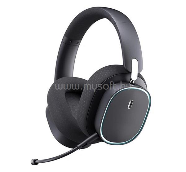 BASEUS AEQUR GH02 bluetooth fejhallgató SZTEREO v5.3, multipoint + Type-C tápkábel, FEKETE A00050800113-Z1 large
