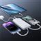 BASEUS AIRPOW LITE vésztöltő USB+Type-C aljzat 10000mAh, LED jelzés + fix Type-C kábel, FEHÉR P10067501213-00 small