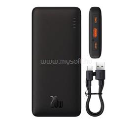 BASEUS AIRPOW vésztöltő USB+Type-C aljzat 10000mAh, LED jelzés, FEKETE PPQD090001 small