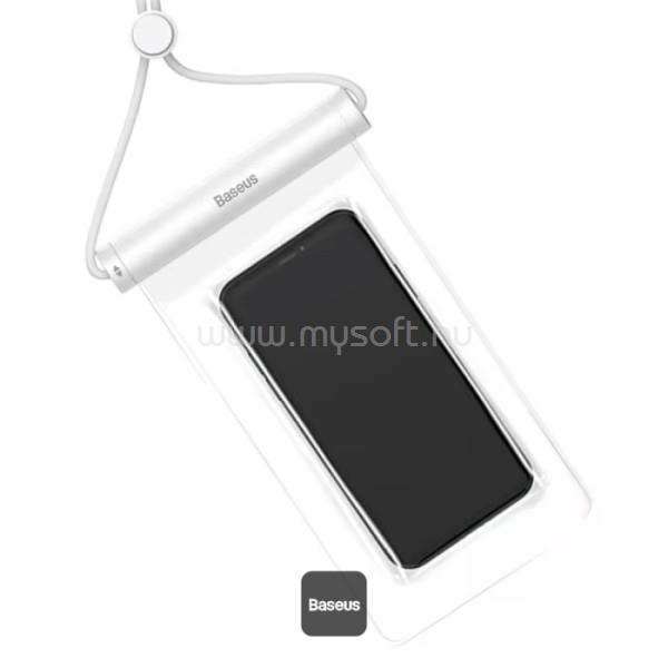 BASEUS AQUAGLIDE vízhatlan/vízálló tok, AQUA univerzális, 7.2" méret, FEHÉR