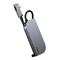 BASEUS Bend Angle No.7 USB Type-C HUB (szürke) CAHUB-CWJ0G small