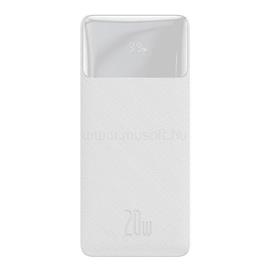 BASEUS BASEUS BIPOW PRO OE vésztöltő 2 USB+Type-C aljzat 10000mAh, PD gyorstöltő + 25cm microUSB kábel, FEHÉR PPBD050502 small