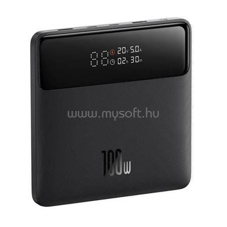 BASEUS Blade Powerbank 20000mAh 2x USB-A + 2x USB-C 100W (fekete)