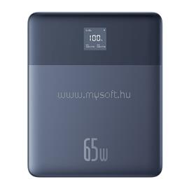 BASEUS Blade2 gyorstöltő powerbank 12000mAh, 65W, kék + 100W USB Type-C, 50cm kábel P10063801323-00 small