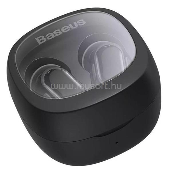 BASEUS Bowie WM02 True Wireless Bluetooth fekete fülhallgató