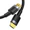BASEUS CAFULE HDMI kábel v2.0, 200cm, FEKETE/SZÜRKE CADKLF-F01 small