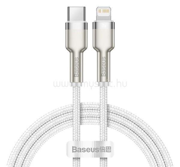 BASEUS iPhone 14 Plus / 14 Pro Max / 14 Pro BASEUS CAFULE adatkábel Type-C - lightning, 100cm, FEHÉR