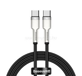 BASEUS BASEUS CAFULE adatkábel Type-C - Type-C, 100cm, FEKETE CATJK-C01 small