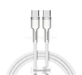 BASEUS BASEUS CAFULE adatkábel Type-C - Type-C, 100cm, FEHÉR CATJK-C02 small