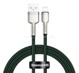 BASEUS iPhone 14 Plus / 14 Pro Max / 14 Pro BASEUS CAFULE adatkábel USB - lightning, 100cm, SÖTÉTZÖLD CALJK-A06 small