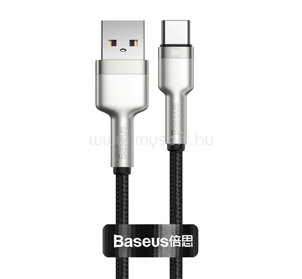 BASEUS BASEUS CAFULE adatkábel USB - Type-C, 25cm, FEKETE