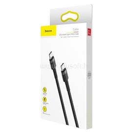 BASEUS CAFULE adatkábel Type-C - Type-C, 200cm, FEKETE CATKLF-HG1 small