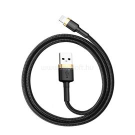 BASEUS iPhone 14 Plus / 14 Pro / 14 CAFULE adatkábel USB - lightning, 100cm, FEKETE/ARANY CALKLF-BV1 small