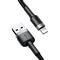 BASEUS Cafule USB / Lightning töltőkábel 2 m (szürke-fekete) CALKLF-CG1 small