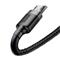 BASEUS CAFULE adatkábel USB - microUSB, 300cm, SZÜRKE/FEKETE CAMKLF-HG1 small