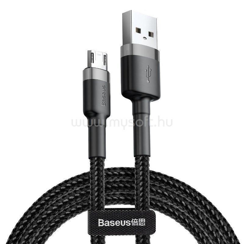 BASEUS Cafule USB-A --> Micro USB kábel 3m (fekete-szürke)