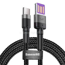 BASEUS BASEUS CAFULE adatkábel USB - Type-C, 100cm, SZÜRKE/FEKETE CATKLF-PG1 small