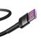 BASEUS BASEUS CAFULE adatkábel USB - Type-C, 100cm, SZÜRKE/FEKETE CATKLF-PG1 small