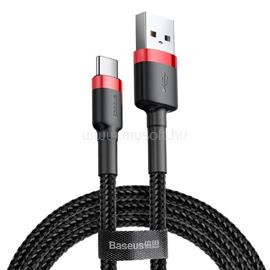 BASEUS BASEUS CAFULE adatkábel USB - Type-C, 100cm, PIROS/FEKETE CATKLF-B91 small