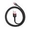 BASEUS CAFULE adatkábel USB - microUSB, 100cm, PIROS/FEKETE CAMKLF-B91 small